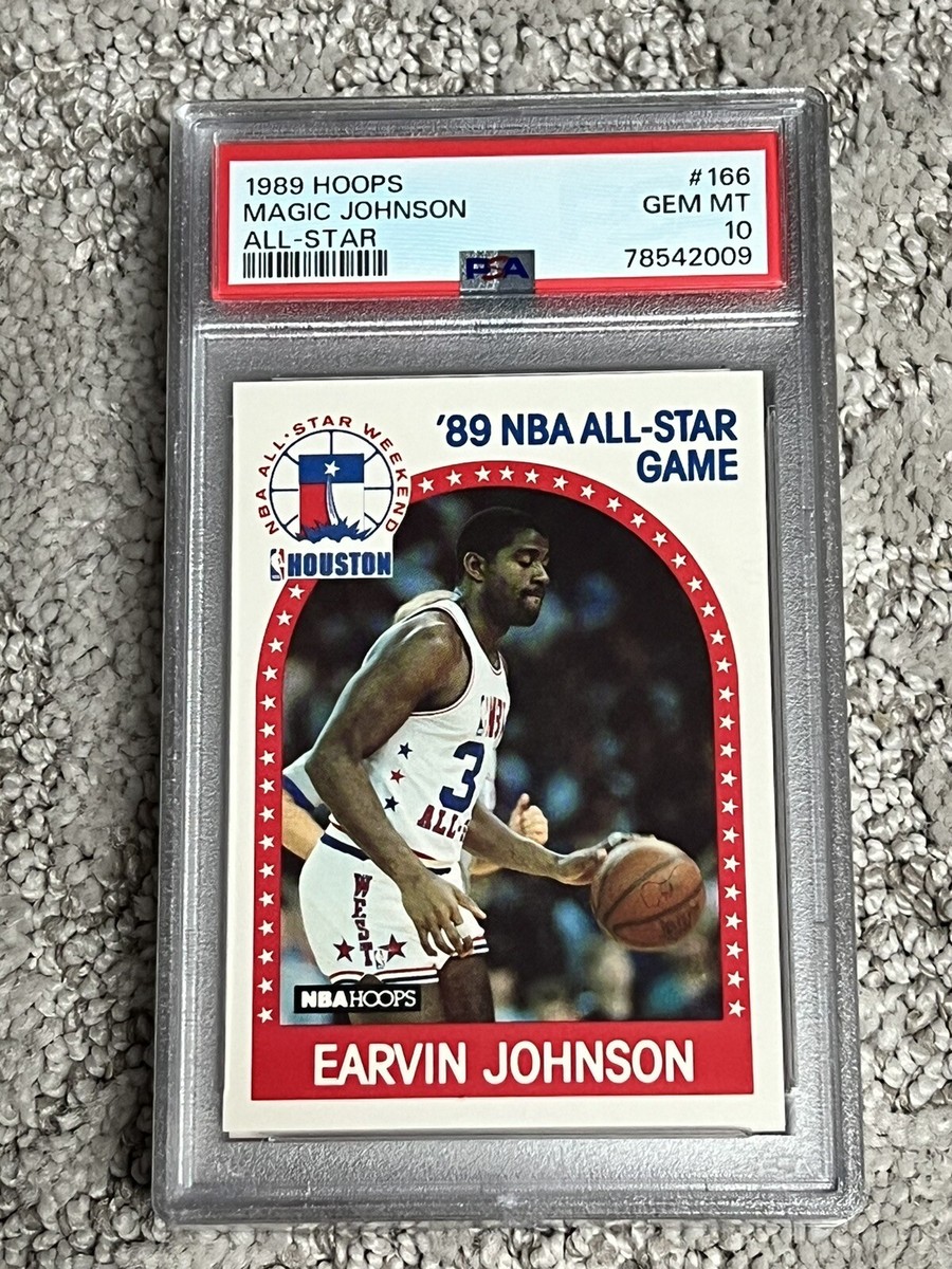 PSA 10 GEM MINT BASKETBALL CARD 1989 HOOPS HOF EARVIN MAGIC