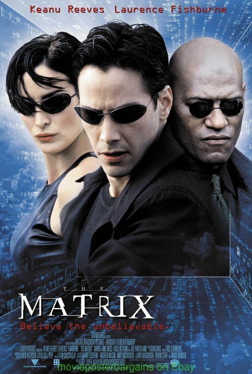 The Matrix 映画ポスター THE MATRIX MOVIE POSTER 27x40 ORIGINAL RARE INTERNATIONAL ONE