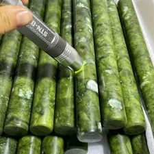 5pcs  Jadeite Roller Rolling - Raw Cut stone Form Jade Specimen 270mm