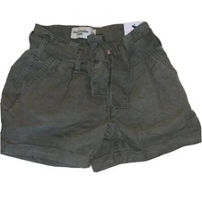 Abercrombie Kids Chino Shorts Size 7 8 Green School Summer Camp Fitch