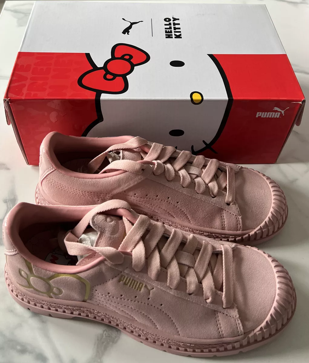 rock Saltar caloría PUMA Hello Kitty Pink Trainers Womens Limited Edition UK Size 3.5 RRP£93  NEW | eBay