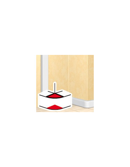 Angle externe de goulotte Legrand 010621 moulure plastique blanc h35