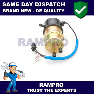 Rampro Elektrische Kraftstoffpumpe Außentank 12V Einlass Auslass 6MM Rohre passend für Honda S