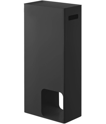 Yamazaki Industrial Tower Toilettenpapierlager Schwarz B9 X T4,9 X H 18,9 Zol...