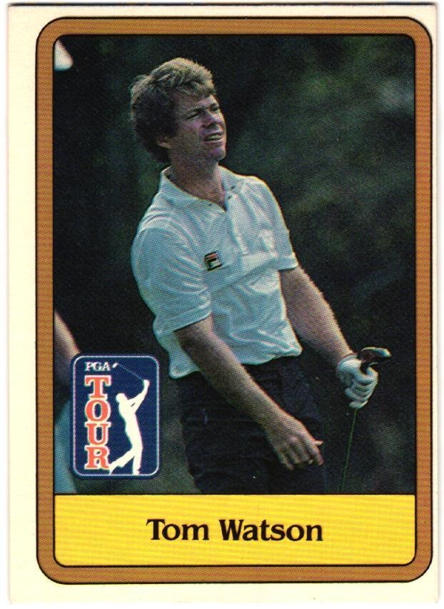 1981 Donruss Tom Watson #1 (A) NM