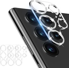 3 Pack Camera Lens Protector for Samsung Galaxy S24 Ultra, Silver