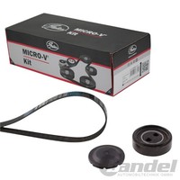 Gates Micro-V Kit KEILRIPPENRIEMEN-SATZ Passend FüR Audi A4 A6 A8 Allroad Skoda