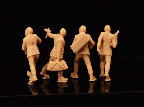 Stampa 3D 1/72 ladro moderno 4 persone non dipinto - Foto 2 di 2