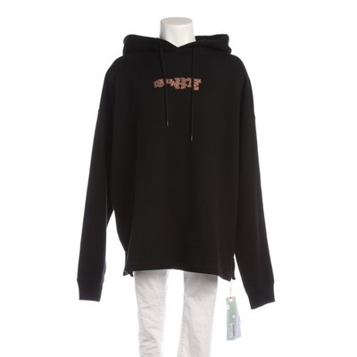 Hoodie Off-White Schwarz Orange L