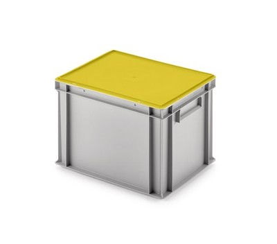 Unibox Stapel- und Transportkasten 400x300x294 mm (LxBxH), mit Auflagedeckel