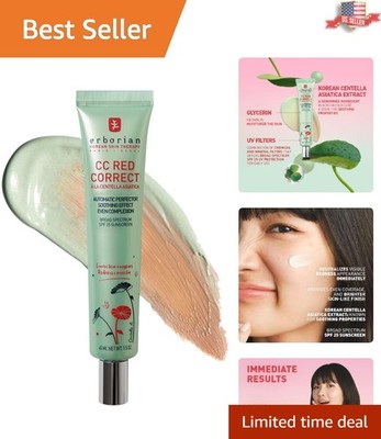 Erborian CC Red Correct Cream   Hydrating Primer with SPF 25 for Even Skin Tone