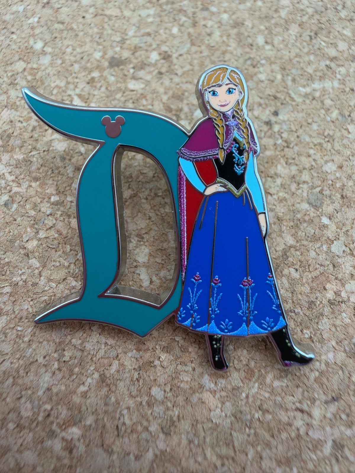 Disneyland DLR 2025 Hidden Disney Mickey Disneyland D Anna Frozen Mystery Pin