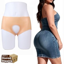 Realistic Silicone Hip Shaping Pants Buttock Enhancer Shapewear Panty Crossdress