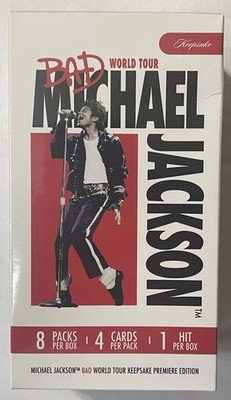 Michael Jackson Bad World Tour Keepsake Blaster Box New Factory Sealed Relic