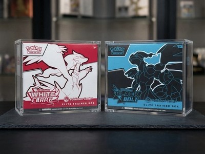 Elite Trainer Box Acrylic Case 8mm UV Protection Display for Pokémon ETB Premium