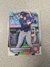 2025 Bowman Draft Chrome #BDC-21 Josiah Hartshorn MEGA BOX MOJO REFRACTOR - Cubs