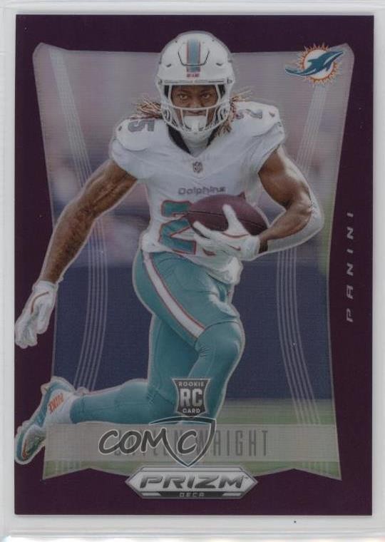 2024 Panini Prizm Deca Purple Prizm 62/99 Jaylen Wright #201 Rookie RC