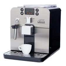 Macchina da espresso Gaggia Brera completamente super automatica made in Italy colore nero