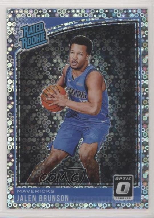 2018 Donruss Optic Rated Fast Break Holo Prizm Jalen Brunson #179 Rookie RC 0ad