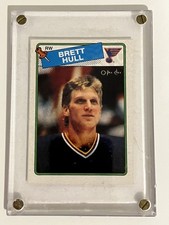Brett Hull (1988) #66 Rookie Card - NM. rookie card picture