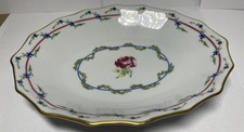 Mottahedeh Signed Soap Dish for Thomas Jefferson Memorial Cornflower Garland