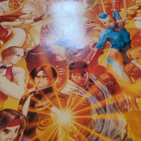 Capcom VS SNK B2 Promo Poster Dreamcast  Slight Creases  Vintage