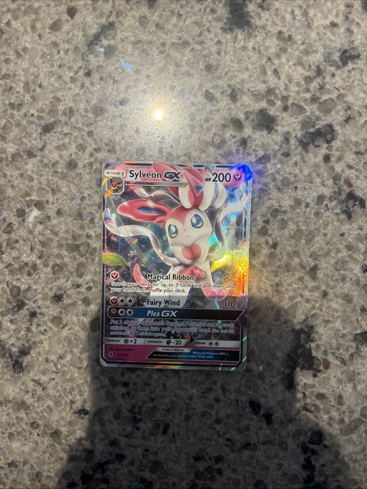 Sylveon GX Guardians Rising Ultra Rare 92/145
