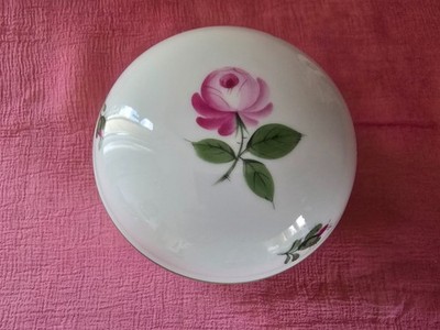 Augarten Wiener Rose 1  Dose D 10 cm 1. Wahl Top !