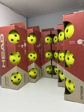 Lot Of 18 6 X 3 Pack HEAD Championship 40 Outdoor Pickleballs BNIB High Vis