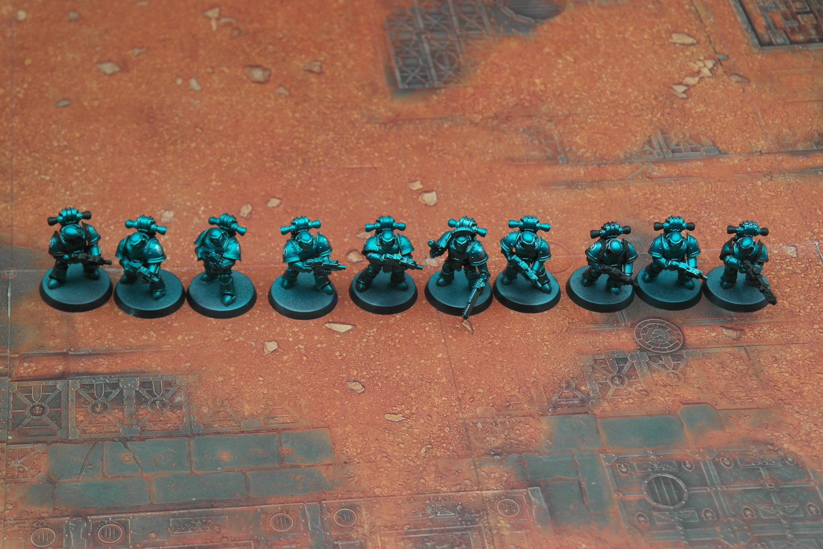 Pre-Loved MKIII Tactical Marines 10 Models Horus Heresy | Warmodels
