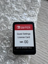 Nintendo Switch Kiosk Demo Cartridge v00 (Quest Console) NFR