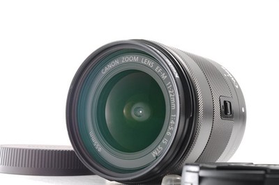 Canon EF-M 11-22mm f/4-5.6 IS STM Lens for EF-M Mount w/ Filter -Near Mint-#6978