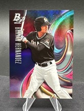 2018 Bowman Platinum - Top Prospects Brayan Hernandez #TOP-73 Purple /250 (RC)