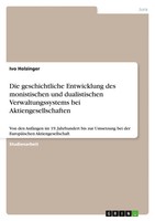 Ivo Holzinger | Die Geschichtliche Entwicklung Des Monistischen Und...