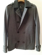 Berska Doppelreiher Jacke grau, Gr. M - NEU!