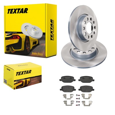 TEXTAR BREMSSCHEIBEN 278mm + BELÄGE HINTEN passend für ALFA 159 + BRERA + SPIDER