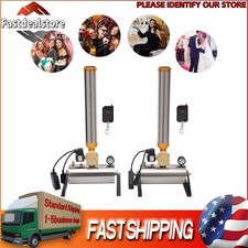 2 Pcs Shot Streamer Launcher Confetti Machine Remote Wedding Party Stage 110V