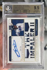 2019 National Treasures Vladimir Guerrero JR. Rookie Auto Patch Gold BGS 9.5