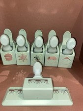 Martha Stewart Paper Punch Lot Of 6 Cupcake Snowflake Double Photo Corner