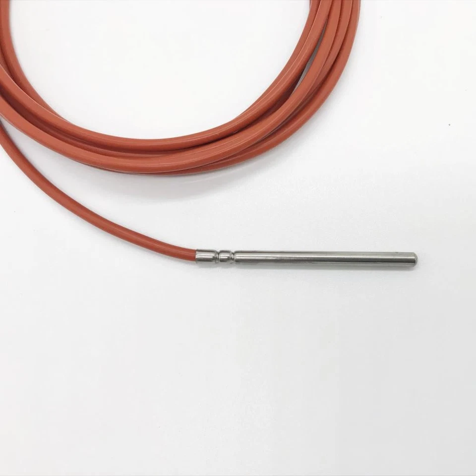 Pt1000 Temperature Sensor Probe Diameter 4mm Length 60mm Cable 3 Meters 1Pcs + - Image 2 of 3