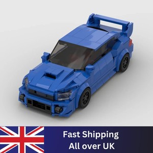 MOC Sous-aru WRX STI 303Pcs Course de voiture de sport Racer Bâtiment Briques Brick