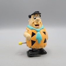Vintage 1992 Hanna Barbera Fred Flintstone Wind Up Toy 3 inch Tested