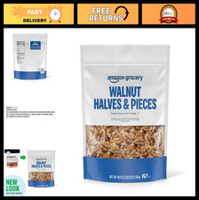 California Walnuts Halves  Pieces - 40 oz, Healthy Snack, Omega-3 Rich, Bulk Nu