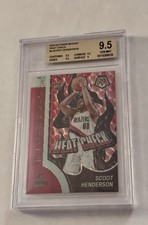 BGS 9.5 💎  2023-24 Panini Mosaic Scoot Henderson (RC) Heat Check Prizm psa #4