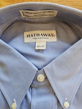 Hathaway Classic 100% Cotton Single Needle Tailored Shirt