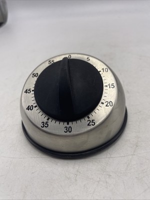 Kitchen Timer 60 Minutes Mechanical Cooking Baking Reminder Loud Alarm Ticking