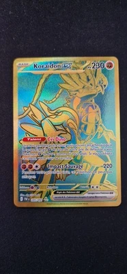 Carte Pokemon KORAIDON ex Full Art GOLD 245/091 EV4.5 PAF FR Mint - Photo 1/2