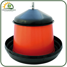 MANGIATOIA A TRAMOGGIA NOVITAL PER POLLI E VOLATILI PLASTICA ANTI SPRECO 10-18KG