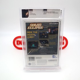 Sega Saturn Game SOLAR ECLIPSE - WATA GRADED 9.0 A+! NEW & Factory Sealed!