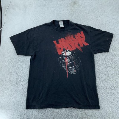 Vintage Linkin Park Shirt Mens M/L Concert Grenade Tour Band Rock